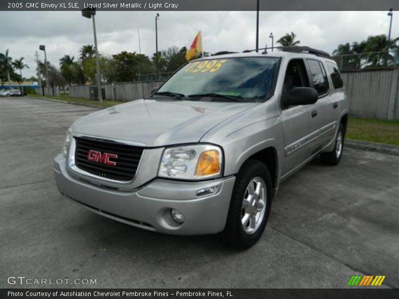 Liquid Silver Metallic / Light Gray 2005 GMC Envoy XL SLE