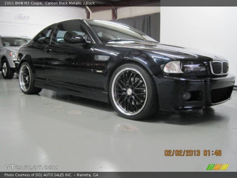 Carbon Black Metallic / Black 2001 BMW M3 Coupe