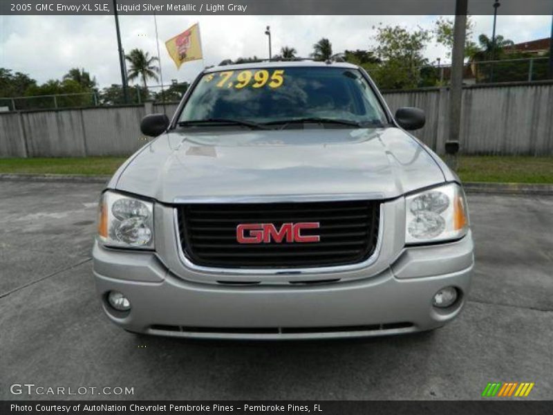 Liquid Silver Metallic / Light Gray 2005 GMC Envoy XL SLE