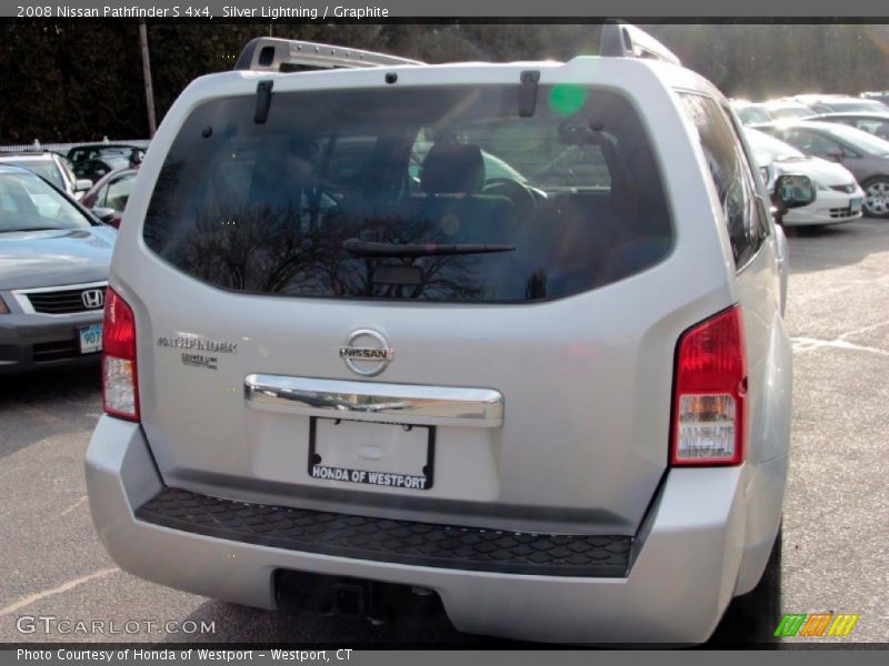 Silver Lightning / Graphite 2008 Nissan Pathfinder S 4x4