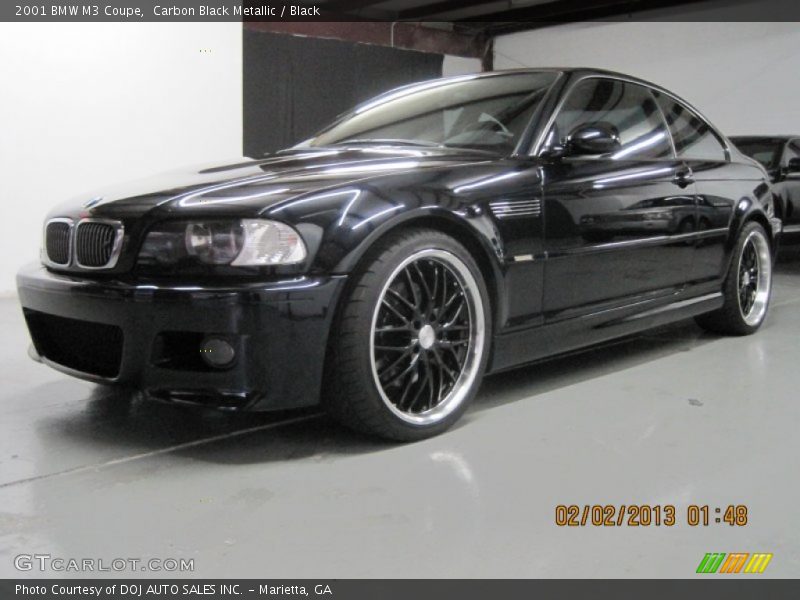 Carbon Black Metallic / Black 2001 BMW M3 Coupe