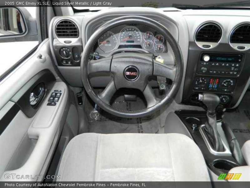 Liquid Silver Metallic / Light Gray 2005 GMC Envoy XL SLE