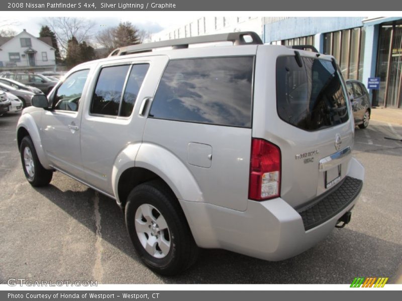 Silver Lightning / Graphite 2008 Nissan Pathfinder S 4x4