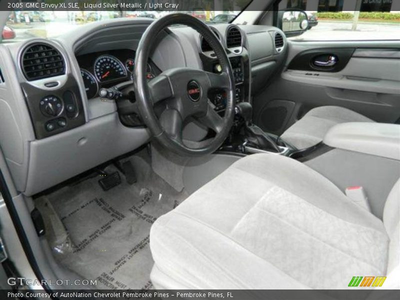Liquid Silver Metallic / Light Gray 2005 GMC Envoy XL SLE