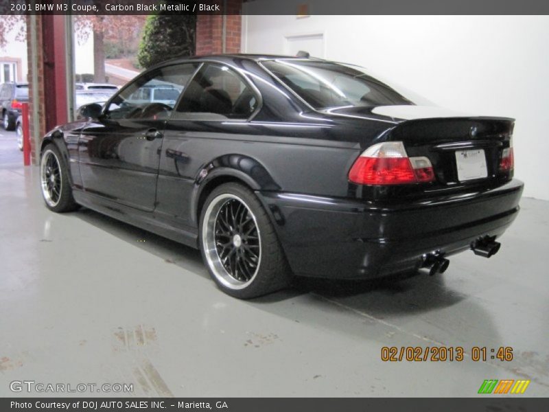 Carbon Black Metallic / Black 2001 BMW M3 Coupe