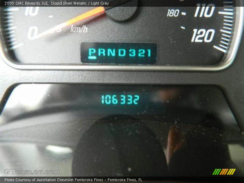 Liquid Silver Metallic / Light Gray 2005 GMC Envoy XL SLE