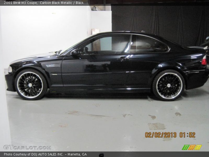 Carbon Black Metallic / Black 2001 BMW M3 Coupe
