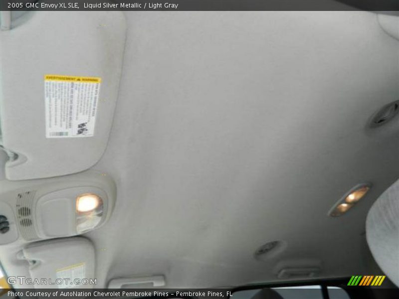 Liquid Silver Metallic / Light Gray 2005 GMC Envoy XL SLE