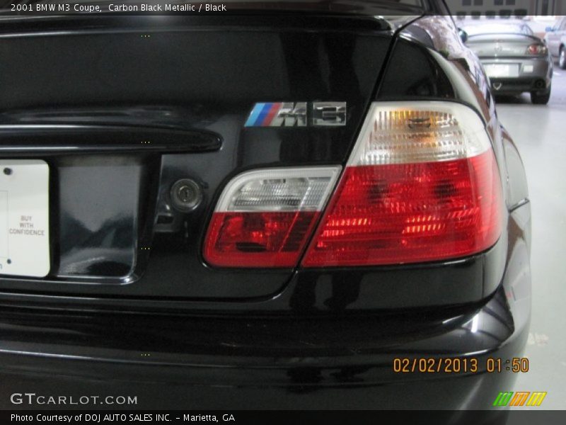 Carbon Black Metallic / Black 2001 BMW M3 Coupe
