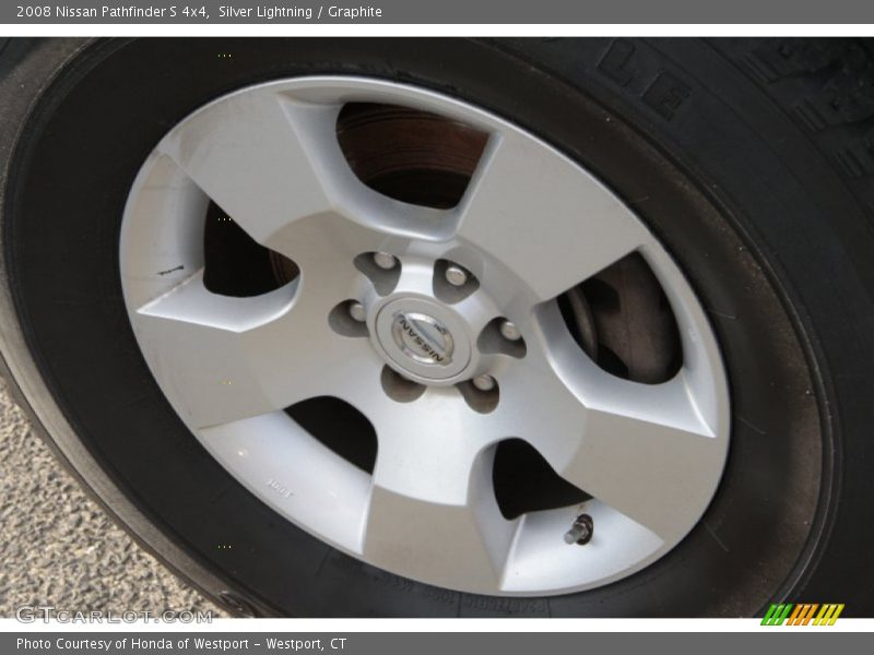 Silver Lightning / Graphite 2008 Nissan Pathfinder S 4x4