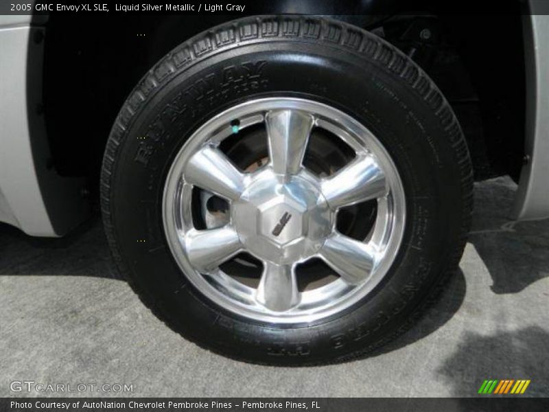 Liquid Silver Metallic / Light Gray 2005 GMC Envoy XL SLE