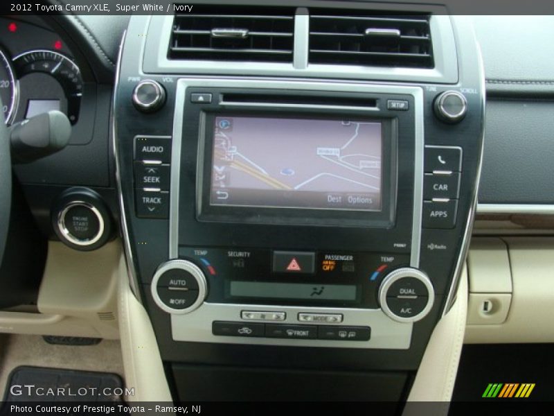 Super White / Ivory 2012 Toyota Camry XLE
