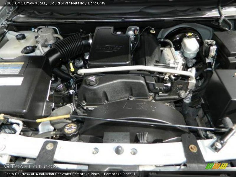 Liquid Silver Metallic / Light Gray 2005 GMC Envoy XL SLE