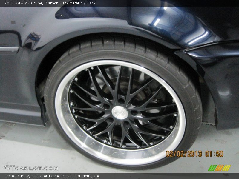 Carbon Black Metallic / Black 2001 BMW M3 Coupe