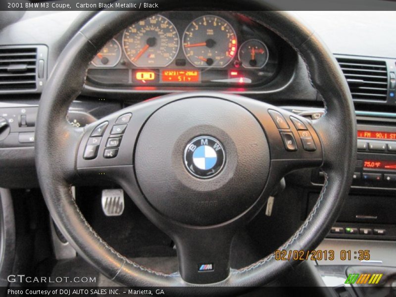 Carbon Black Metallic / Black 2001 BMW M3 Coupe