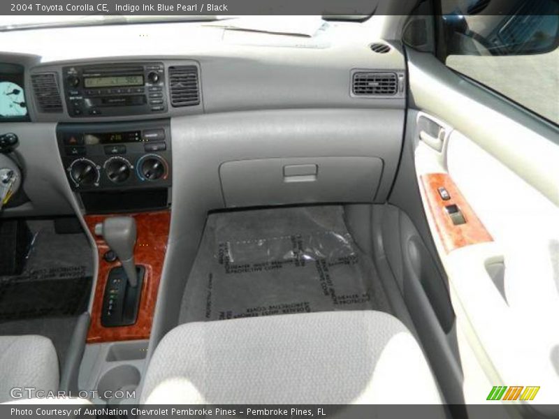 Indigo Ink Blue Pearl / Black 2004 Toyota Corolla CE