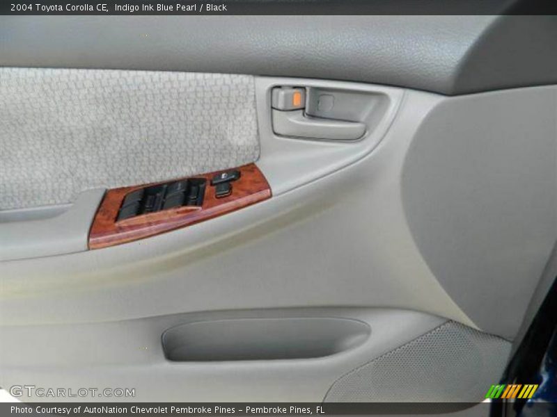 Indigo Ink Blue Pearl / Black 2004 Toyota Corolla CE