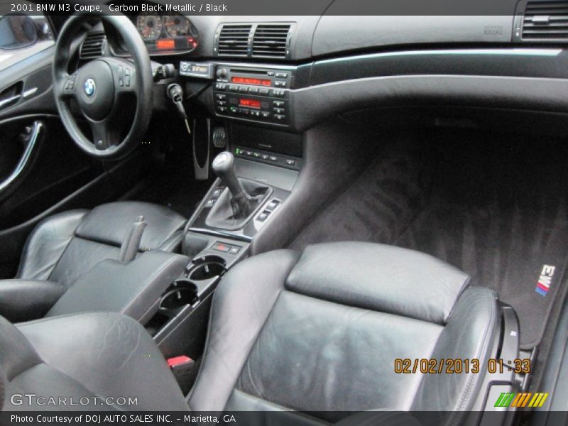 Carbon Black Metallic / Black 2001 BMW M3 Coupe