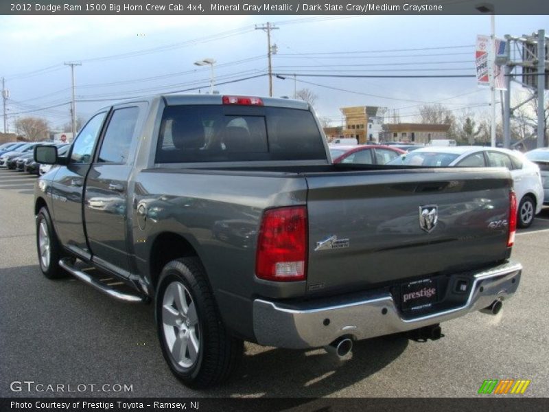 Mineral Gray Metallic / Dark Slate Gray/Medium Graystone 2012 Dodge Ram 1500 Big Horn Crew Cab 4x4