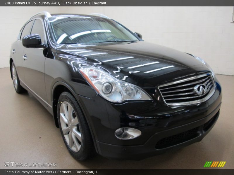 Black Obsidian / Chestnut 2008 Infiniti EX 35 Journey AWD