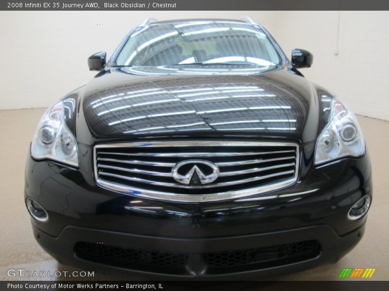 Black Obsidian / Chestnut 2008 Infiniti EX 35 Journey AWD