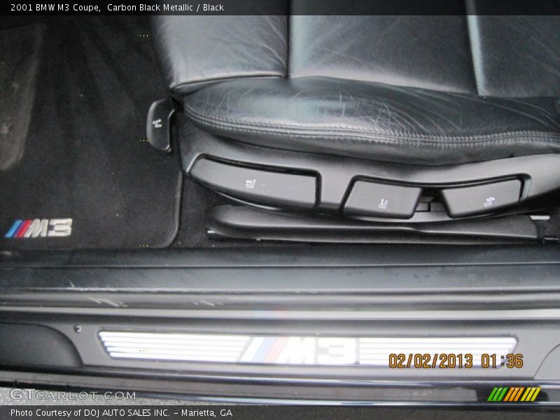 Carbon Black Metallic / Black 2001 BMW M3 Coupe