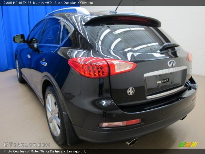 Black Obsidian / Chestnut 2008 Infiniti EX 35 Journey AWD