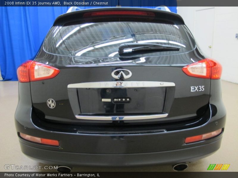 Black Obsidian / Chestnut 2008 Infiniti EX 35 Journey AWD
