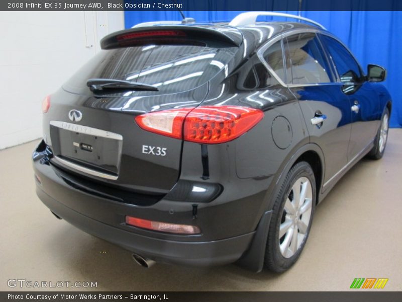 Black Obsidian / Chestnut 2008 Infiniti EX 35 Journey AWD