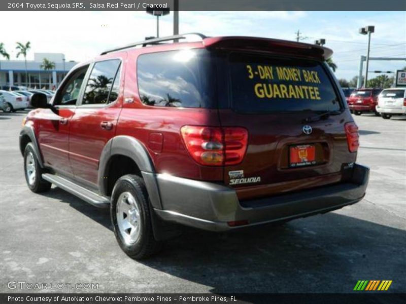 Salsa Red Pearl / Charcoal 2004 Toyota Sequoia SR5