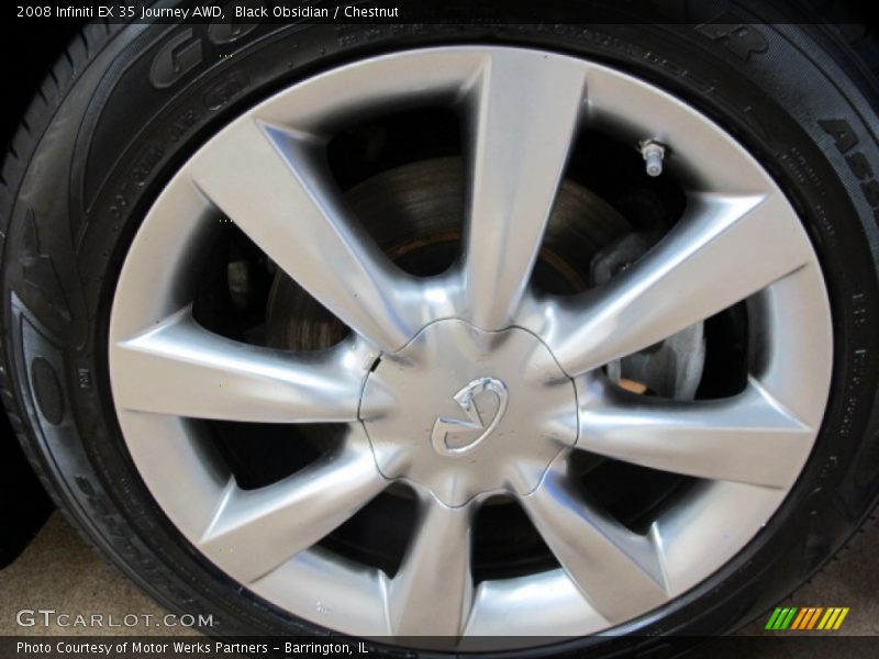Black Obsidian / Chestnut 2008 Infiniti EX 35 Journey AWD