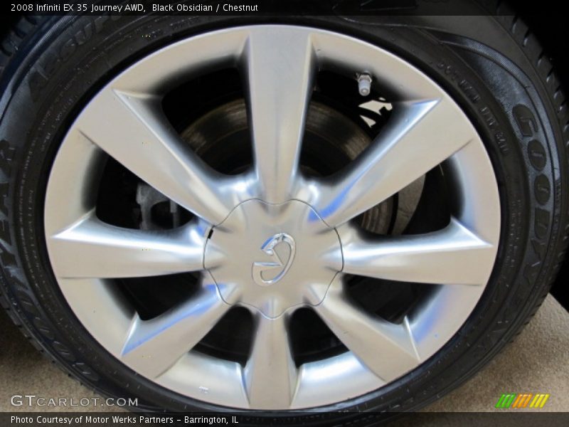 Black Obsidian / Chestnut 2008 Infiniti EX 35 Journey AWD