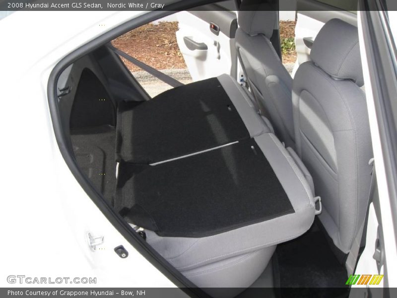 Nordic White / Gray 2008 Hyundai Accent GLS Sedan