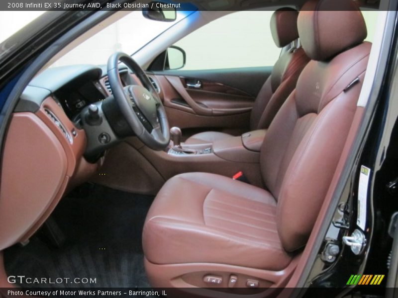 Front Seat of 2008 EX 35 Journey AWD