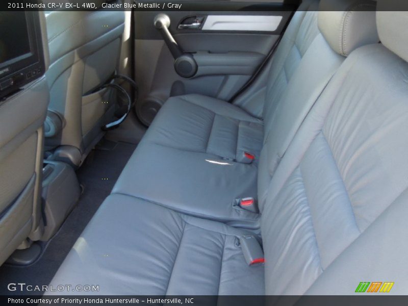 Glacier Blue Metallic / Gray 2011 Honda CR-V EX-L 4WD