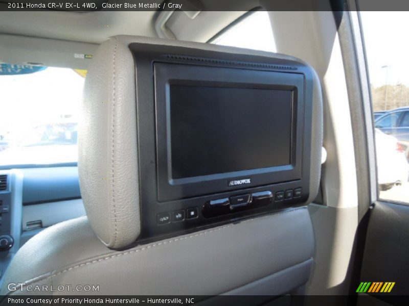 Glacier Blue Metallic / Gray 2011 Honda CR-V EX-L 4WD