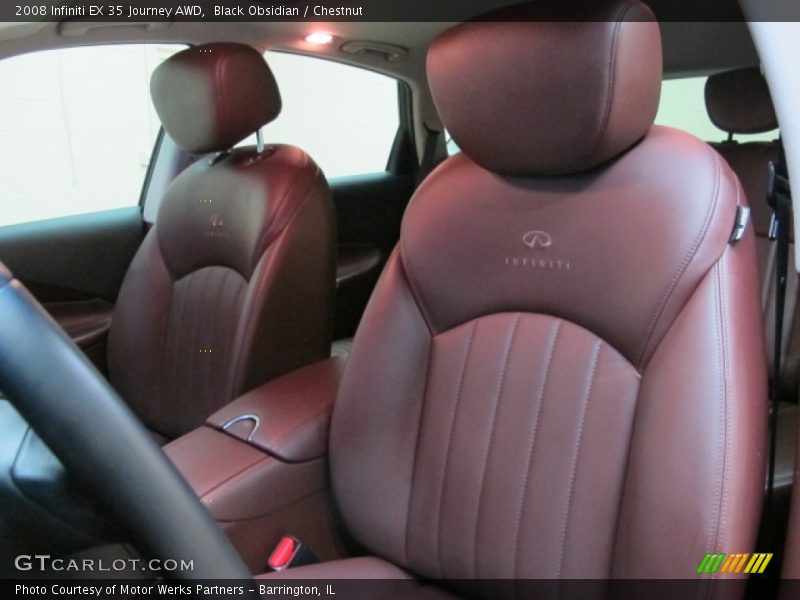 Black Obsidian / Chestnut 2008 Infiniti EX 35 Journey AWD