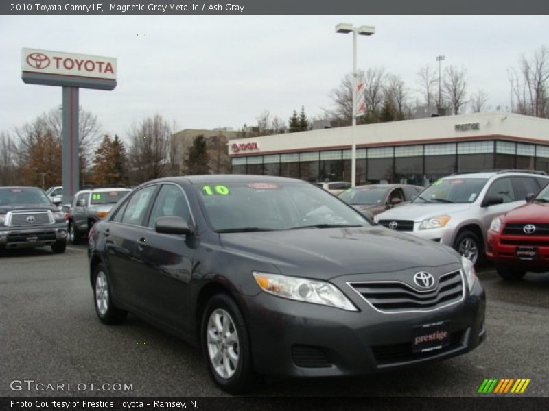 Magnetic Gray Metallic / Ash Gray 2010 Toyota Camry LE