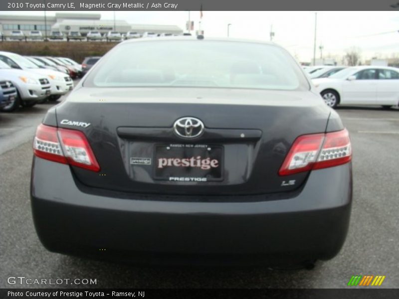 Magnetic Gray Metallic / Ash Gray 2010 Toyota Camry LE