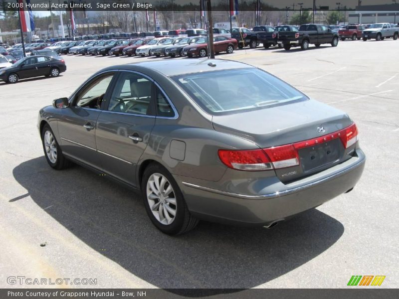 Sage Green / Beige 2008 Hyundai Azera Limited
