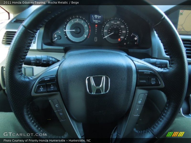 Mocha Metallic / Beige 2011 Honda Odyssey Touring