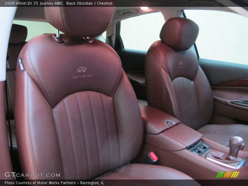 Black Obsidian / Chestnut 2008 Infiniti EX 35 Journey AWD