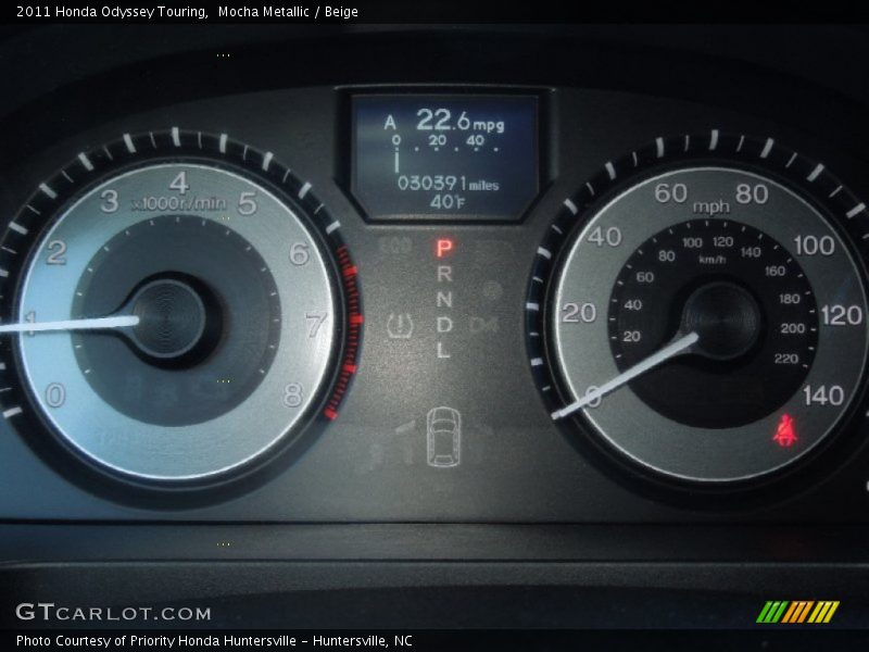 Mocha Metallic / Beige 2011 Honda Odyssey Touring