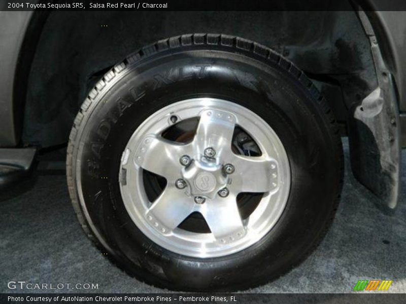 Salsa Red Pearl / Charcoal 2004 Toyota Sequoia SR5