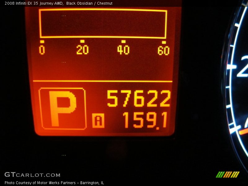 Black Obsidian / Chestnut 2008 Infiniti EX 35 Journey AWD