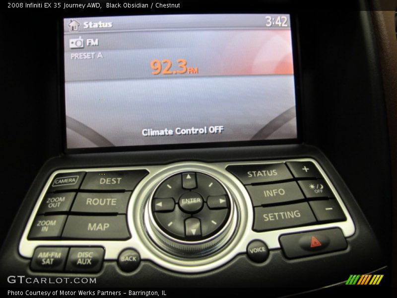 Controls of 2008 EX 35 Journey AWD
