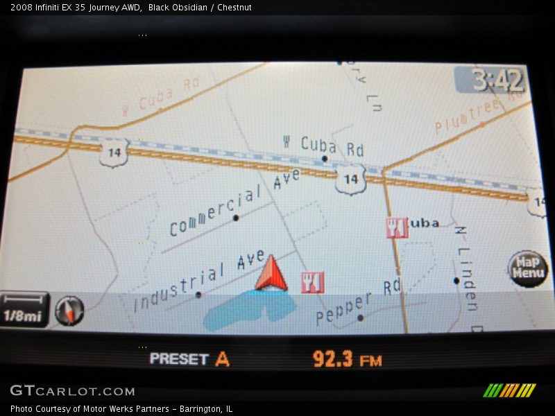 Navigation of 2008 EX 35 Journey AWD