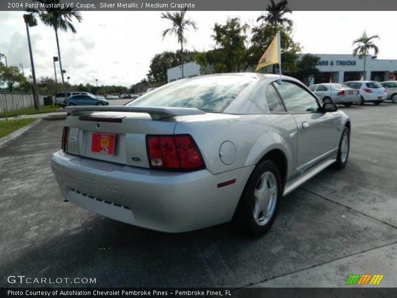 Silver Metallic / Medium Graphite 2004 Ford Mustang V6 Coupe