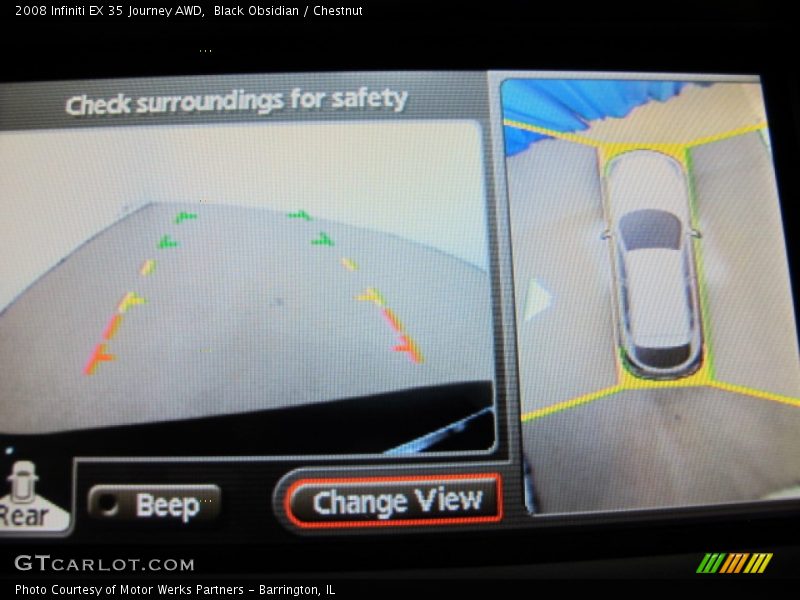Black Obsidian / Chestnut 2008 Infiniti EX 35 Journey AWD