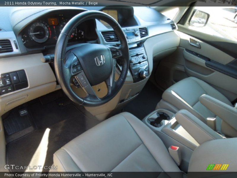 Mocha Metallic / Beige 2011 Honda Odyssey Touring